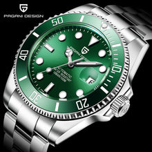 Load image into Gallery viewer, PAGANI Design Brand Luxury Men Watches Automatic Black Watch Men Stainless Steel Waterproof Business Sport Mechanical Wristwatch