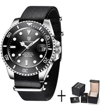 Load image into Gallery viewer, PAGANI Design Brand Luxury Men Watches Automatic Black Watch Men Stainless Steel Waterproof Business Sport Mechanical Wristwatch